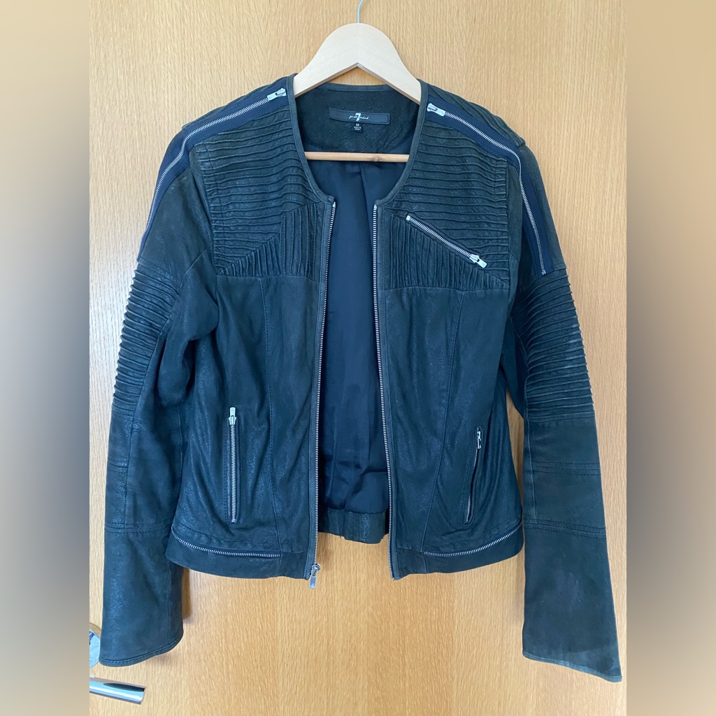 7 For All Mankind Soft Leather Jacket